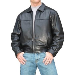 Vintage Modern Elements Women’s Black 100% Genuine Leather Motorcycle Jacket